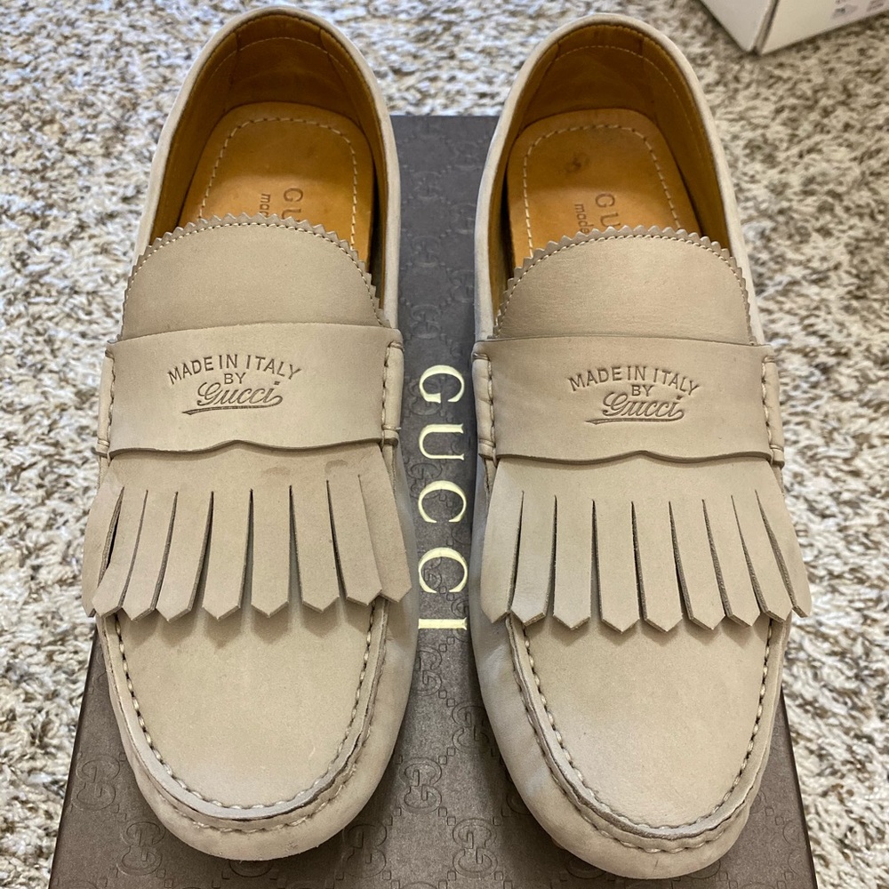 Gucci Men Suede Moccasins